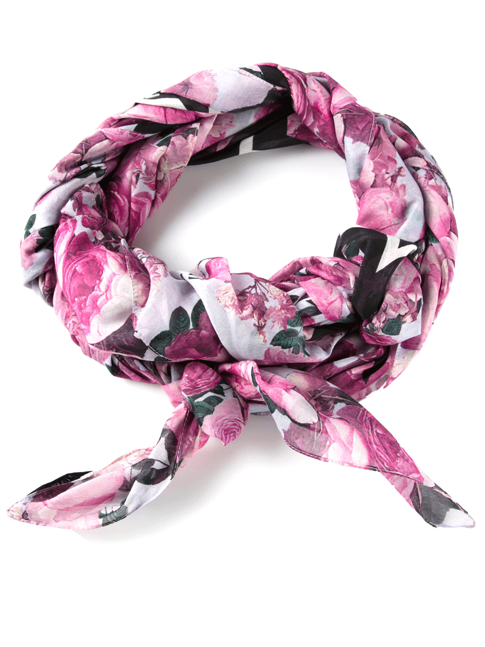 GIVENCHY-Roses And Stars Scarf-