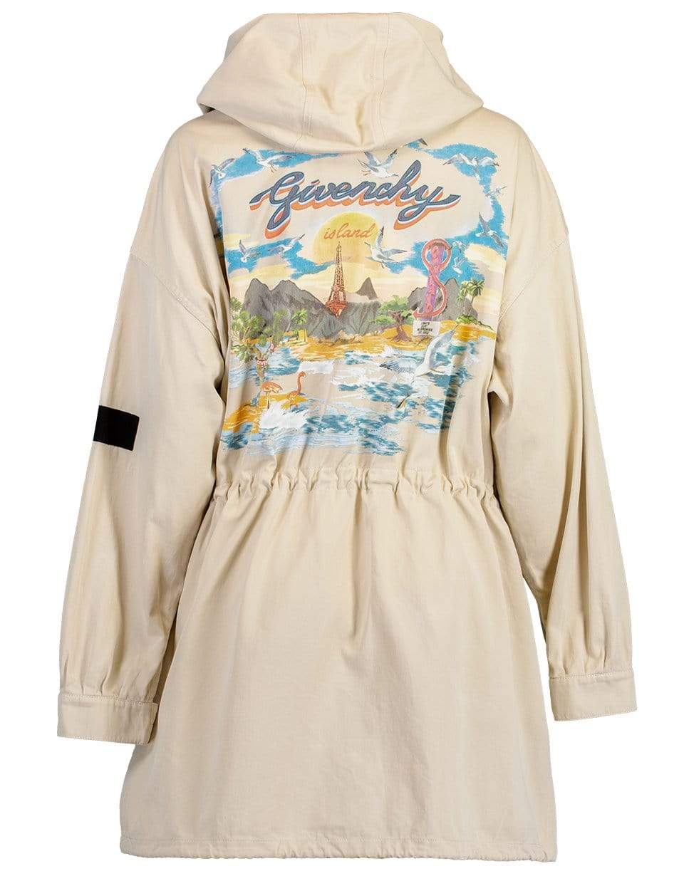 GIVENCHY-Washed Cotton Island Parka-