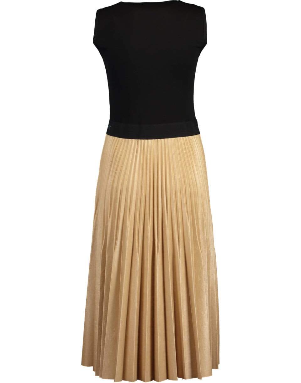 GIVENCHY-GIVENCHY Waistband Pleated Dress-