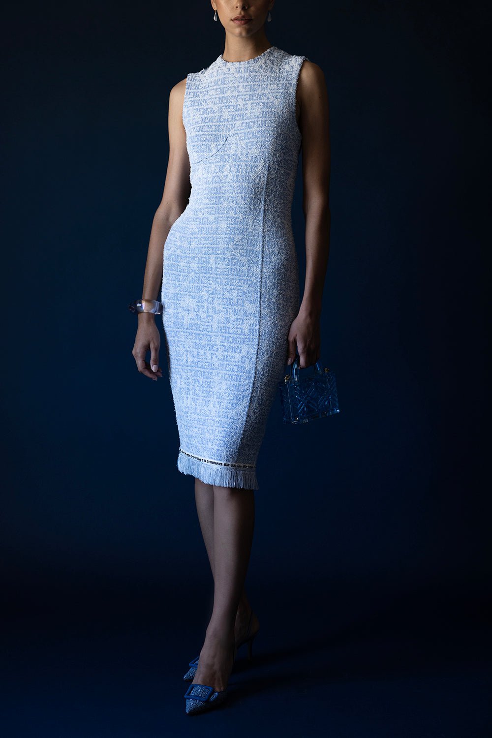GIVENCHY-Short Knit Dress-
