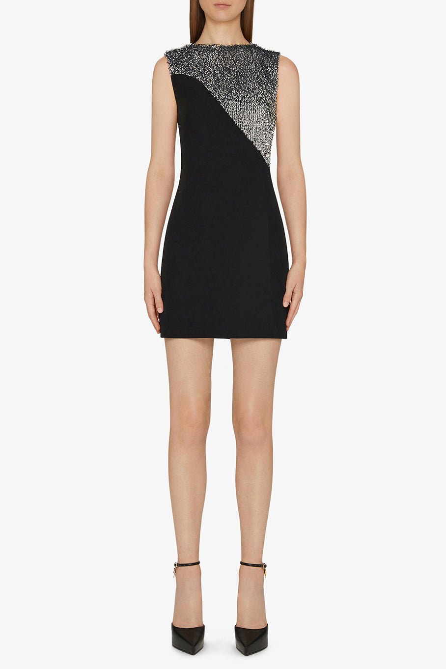 GIVENCHY-Short Sequin Evening Dress-