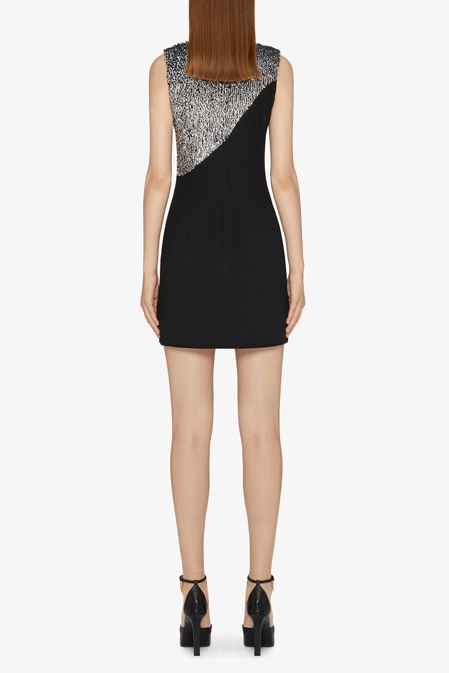GIVENCHY-Short Sequin Evening Dress-