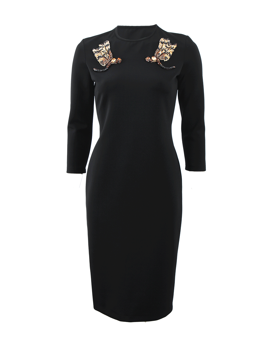 GIVENCHY-Dragonfly Scuba Dress-