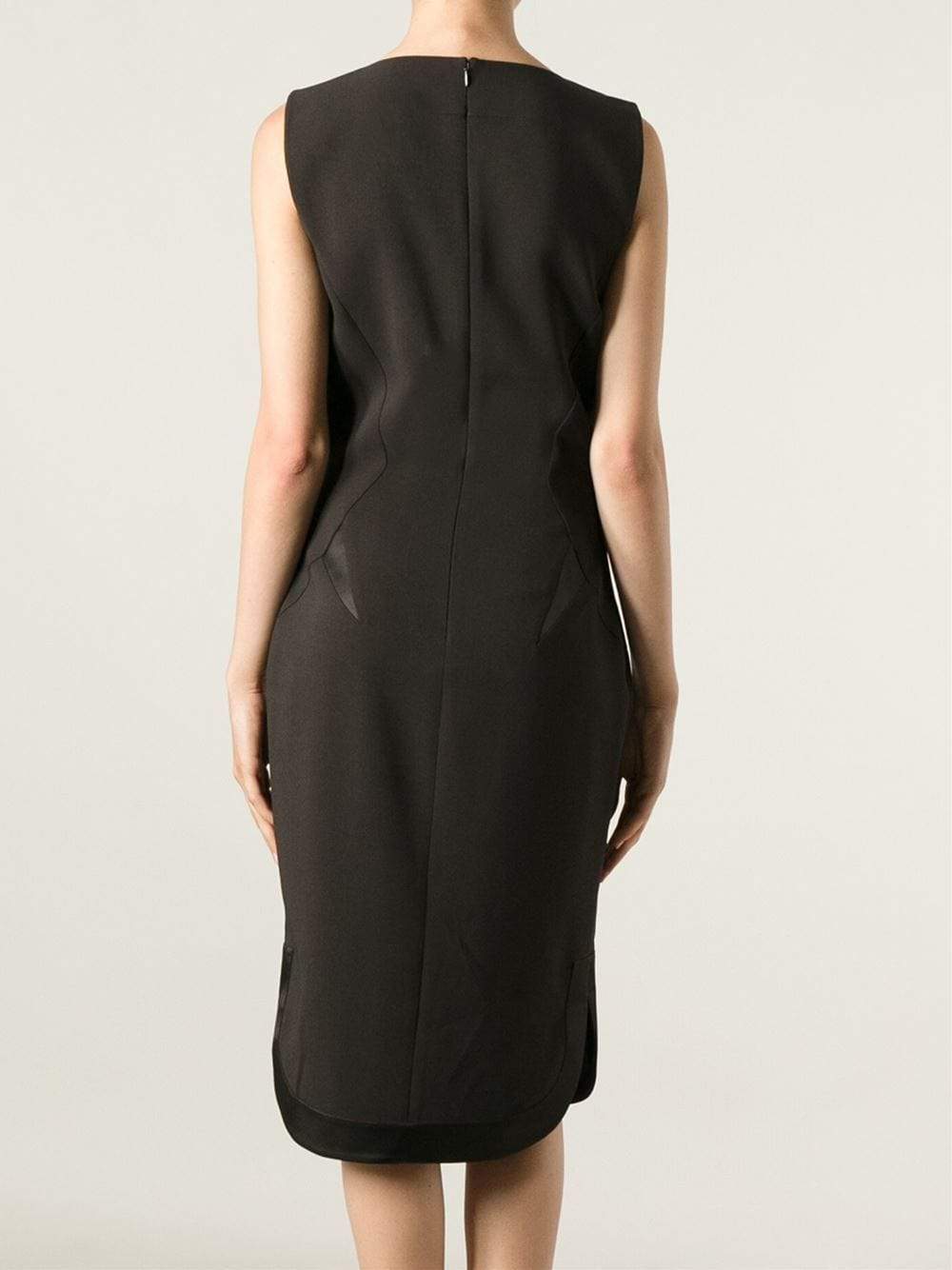 GIVENCHY-Fitted Dress With Satin Details-