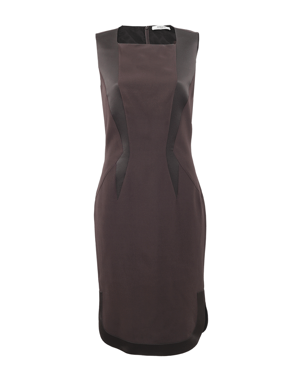 GIVENCHY-Fitted Dress With Satin Details-