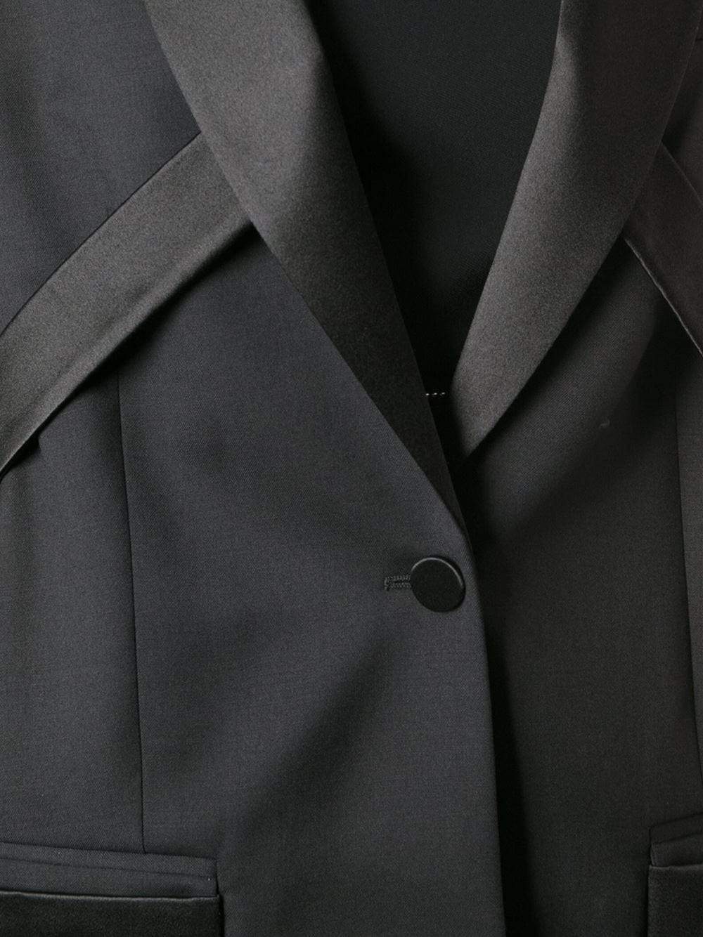 GIVENCHY-Long Tuxedo Blazer-