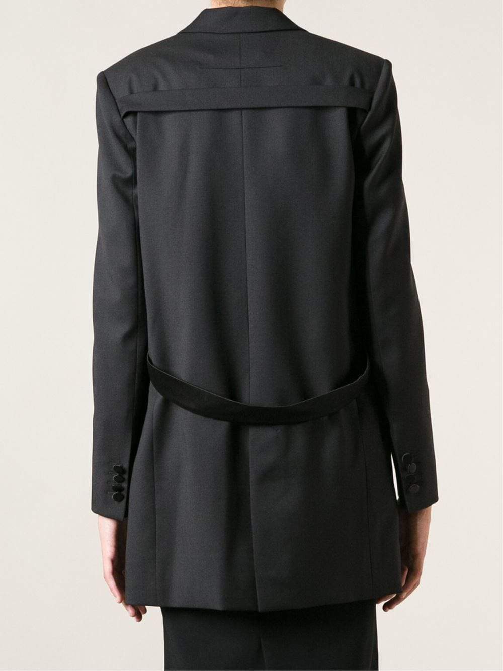 GIVENCHY-Long Tuxedo Blazer-