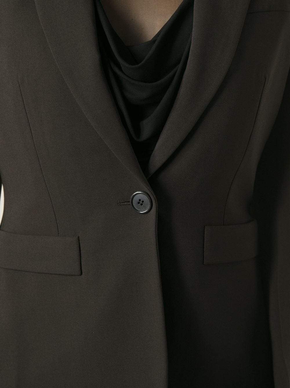 GIVENCHY-One Button Fitted Blazer-