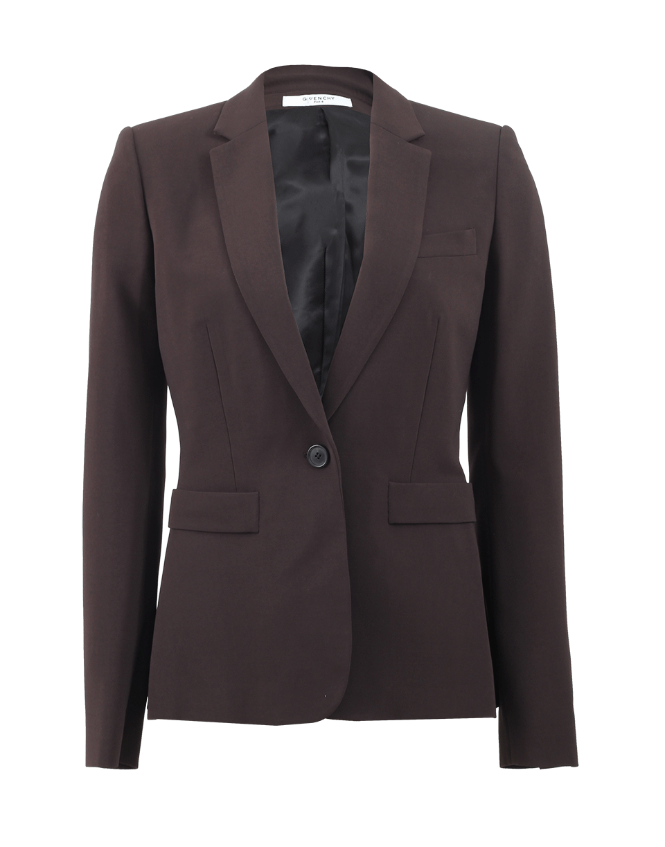 GIVENCHY-One Button Fitted Blazer-