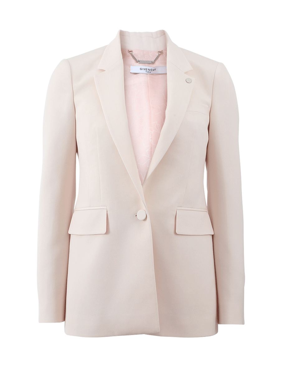 GIVENCHY-Stud Detail Fitted Blazer-
