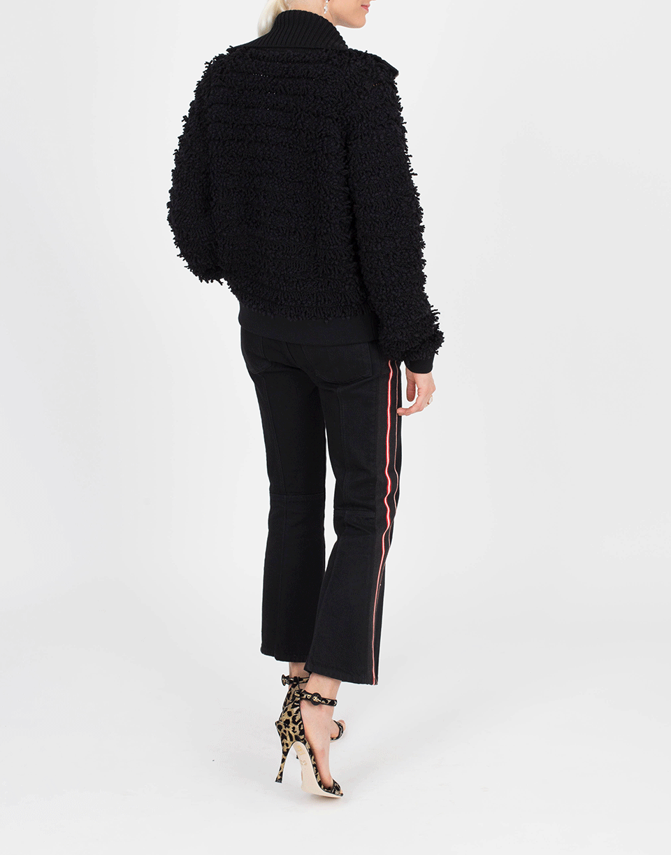 GIVENCHY-Knit Zip Up Jacket-