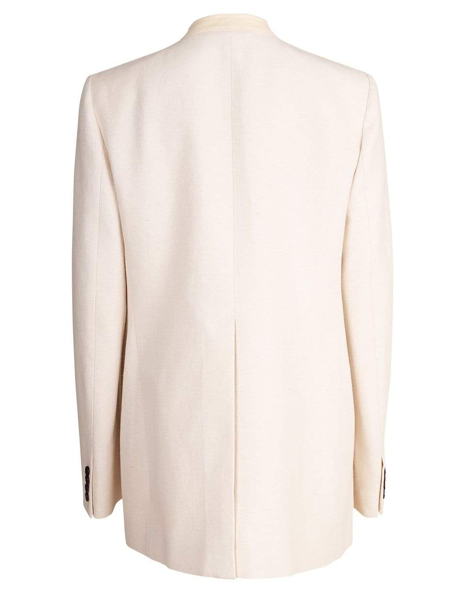GIVENCHY-High Buttoned Long Jacket-ECRU