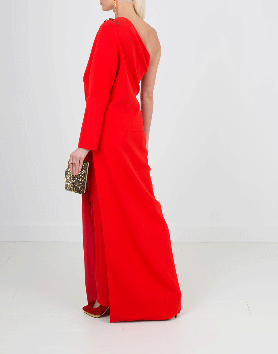 GIVENCHY-One Should Gown With Tux Pant-RED