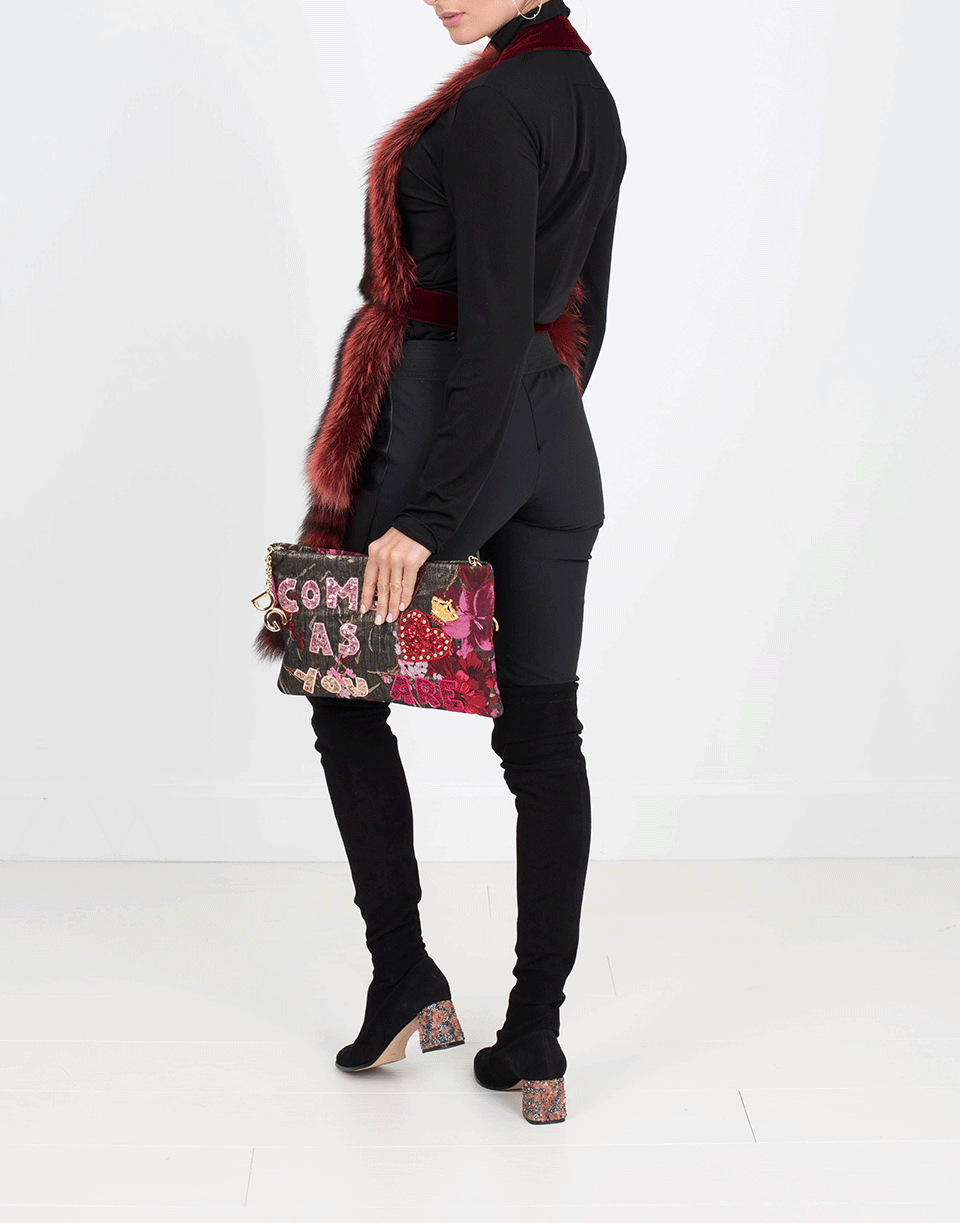 GIVENCHY-Backless Marmot Vest-RED/BLK