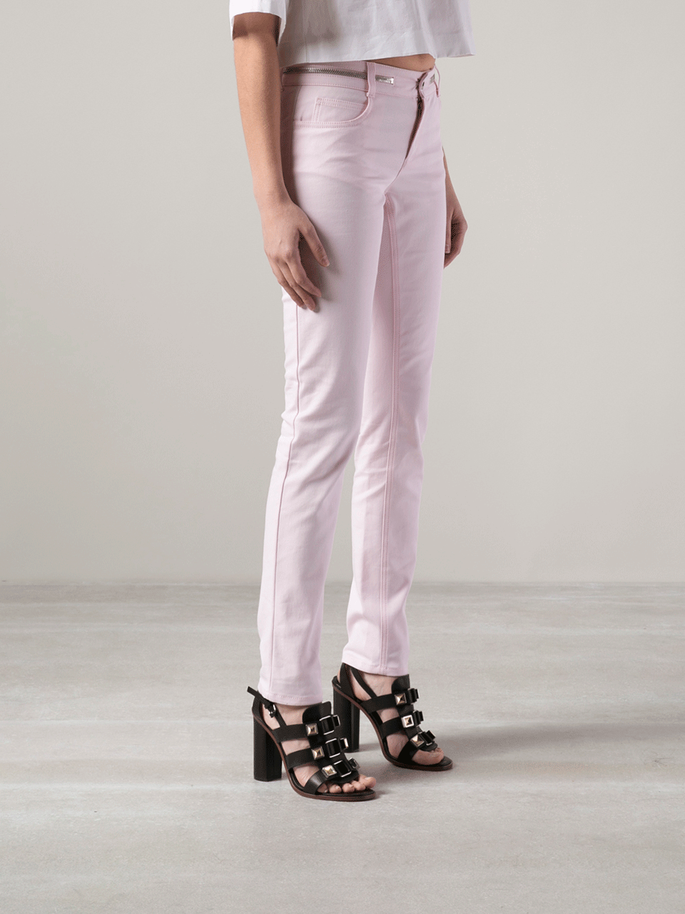 GIVENCHY-Skinny Stretch Cropped Jean-