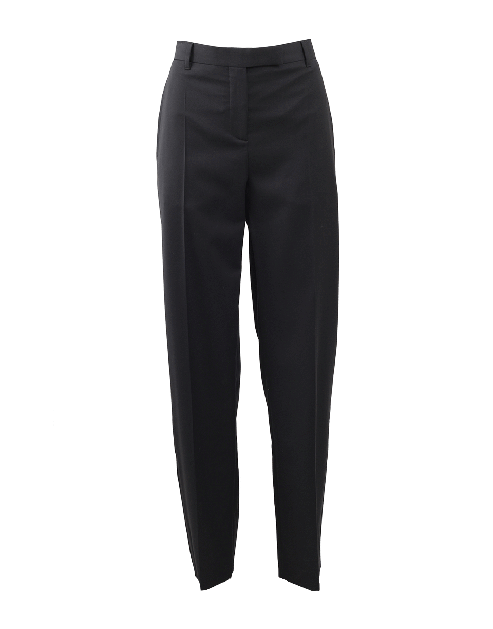 GIVENCHY-Satin Stripe Tuxedo Pant-BLACK