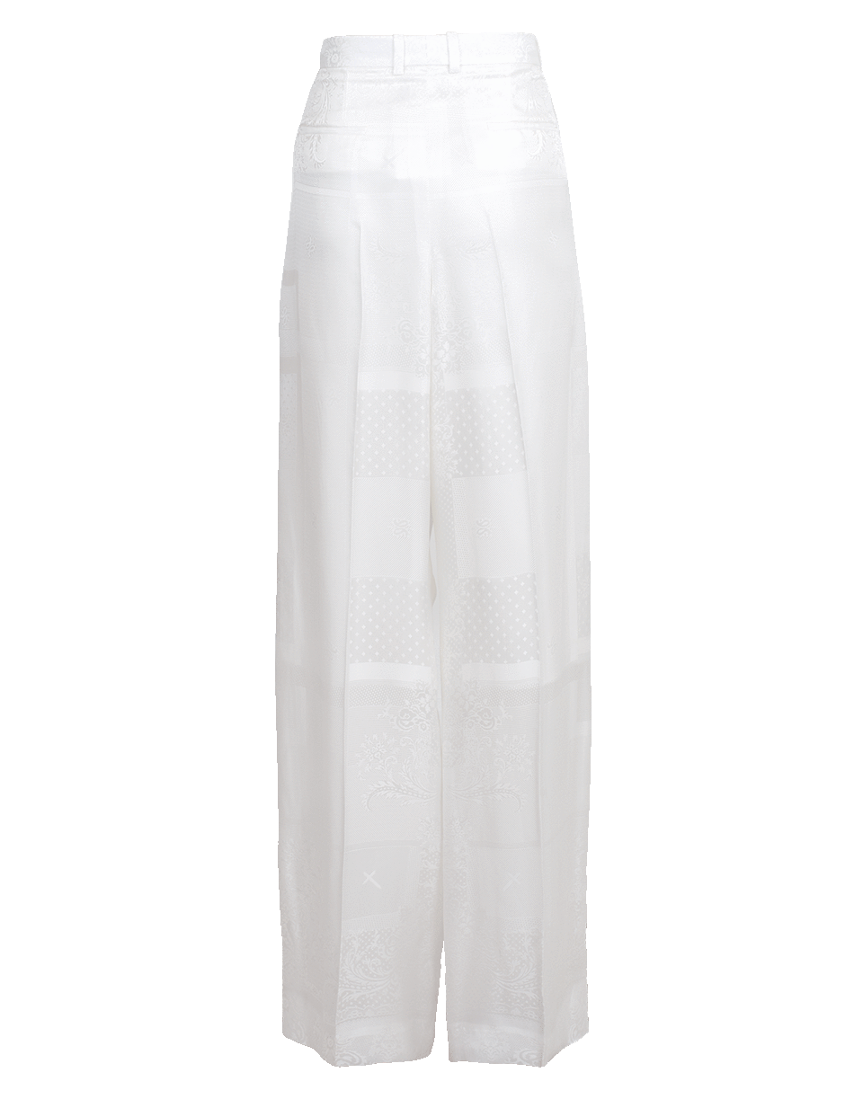 GIVENCHY-Bandana Jacquard Pant-OFFWHITE