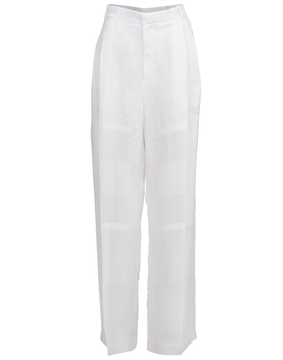 GIVENCHY-Bandana Jacquard Pant-OFFWHITE