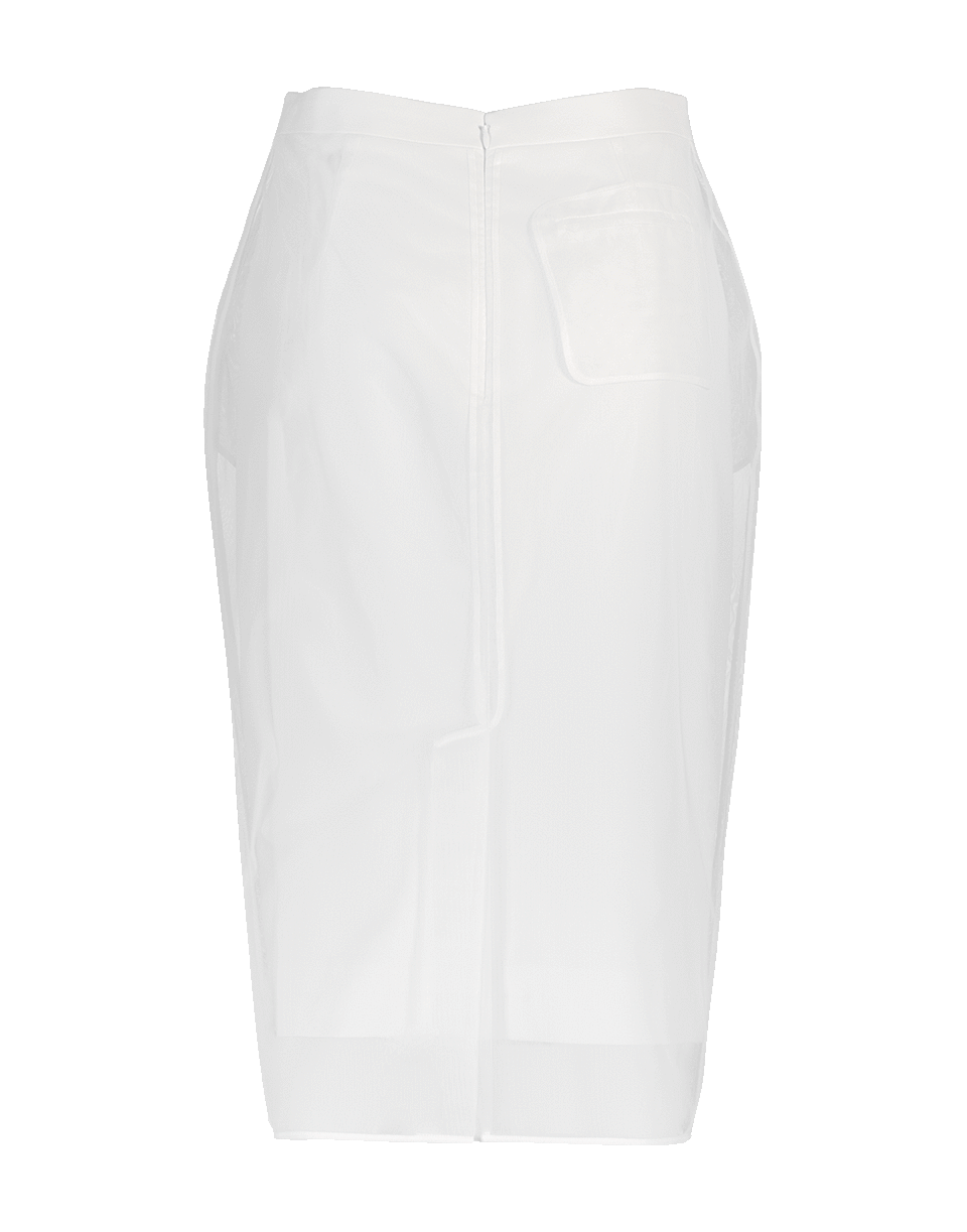 GIVENCHY-Tulle Overlay Skirt-