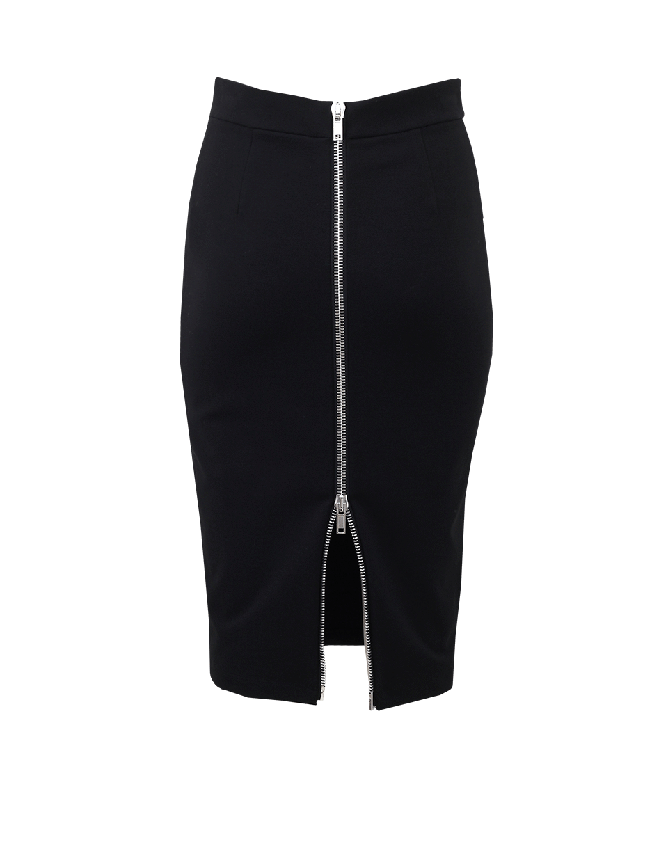 GIVENCHY-Back Zip Pencil Skirt-