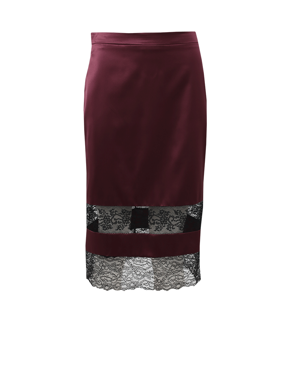 GIVENCHY-Lace Pencil Skirt-