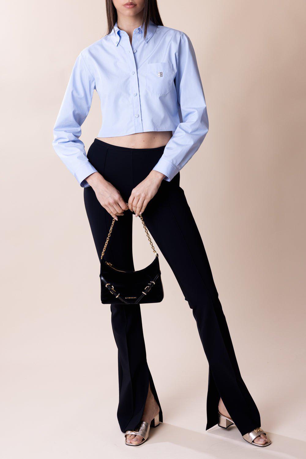 GIVENCHY-Cropped Shirt-