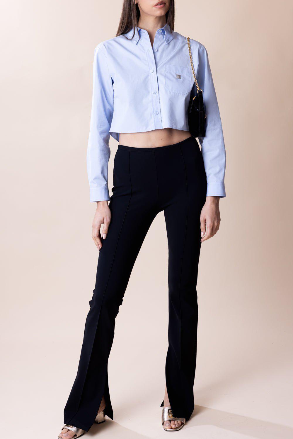 GIVENCHY-Cropped Shirt-