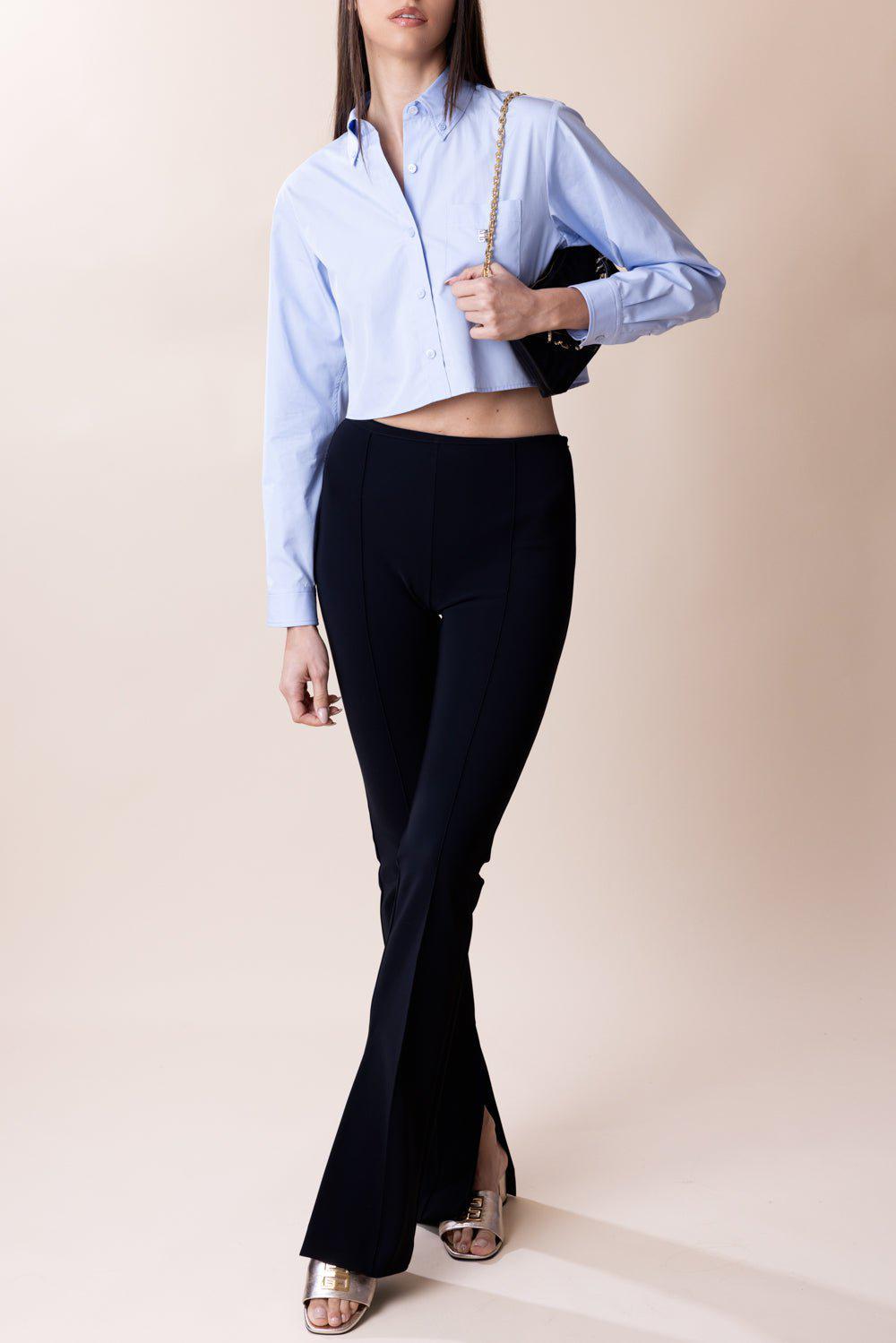 GIVENCHY-Cropped Shirt-