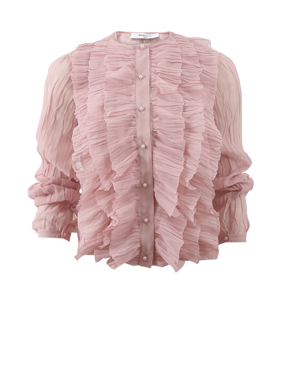 GIVENCHY-Ruffled Blouse-