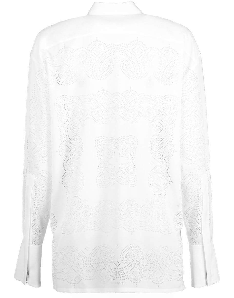 GIVENCHY-Long Sleeve Button Down Top-