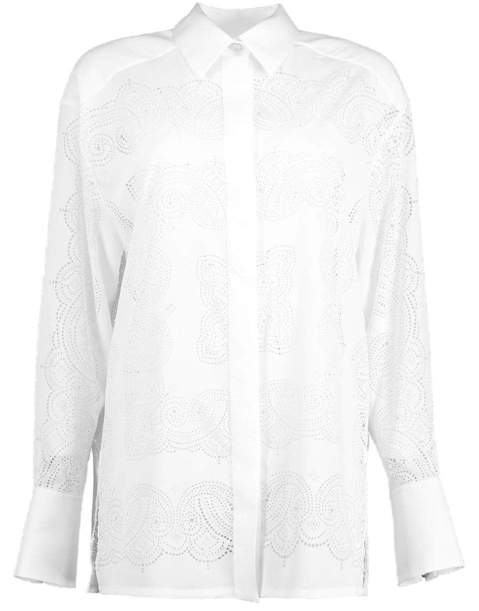 GIVENCHY-Long Sleeve Button Down Top-