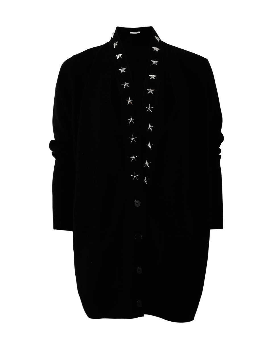 GIVENCHY-Star Trim Cardigan-