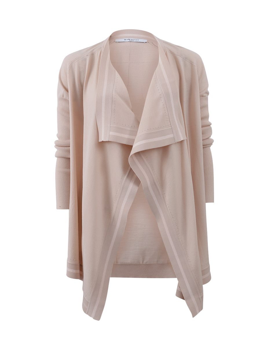 GIVENCHY-Drape Front Cardigan-