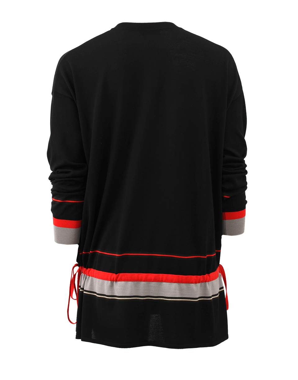 GIVENCHY-V-Neck Drawstring Pullover-