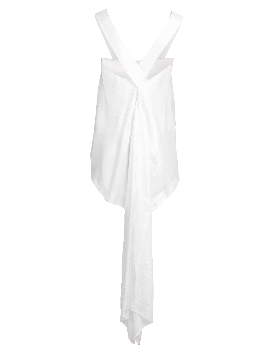 GIVENCHY-Bandana Jacquard Top-OFFWHITE