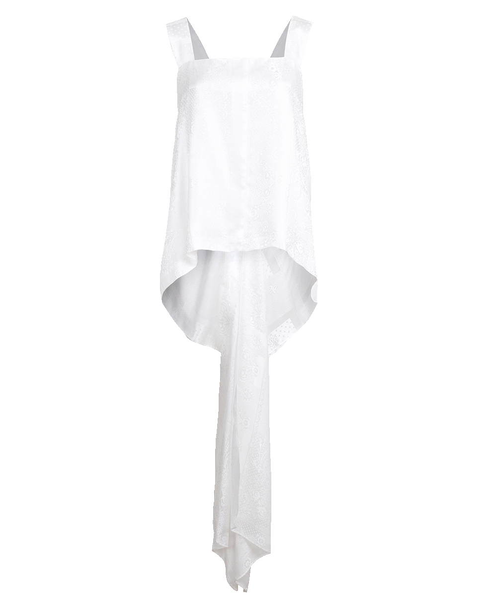 GIVENCHY-Bandana Jacquard Top-OFFWHITE