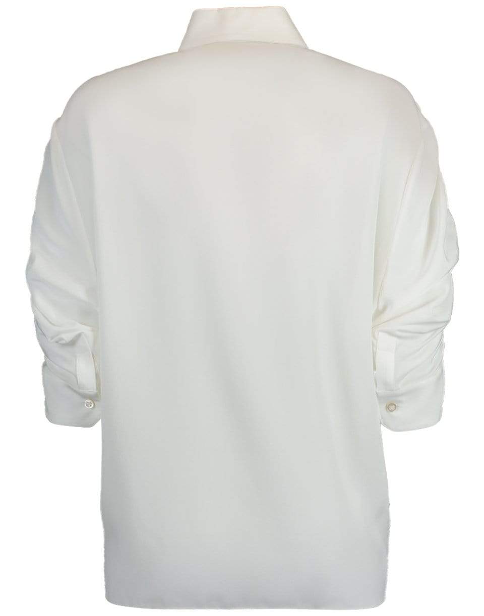 GIVENCHY-Ruffle Sleeve Shirt-