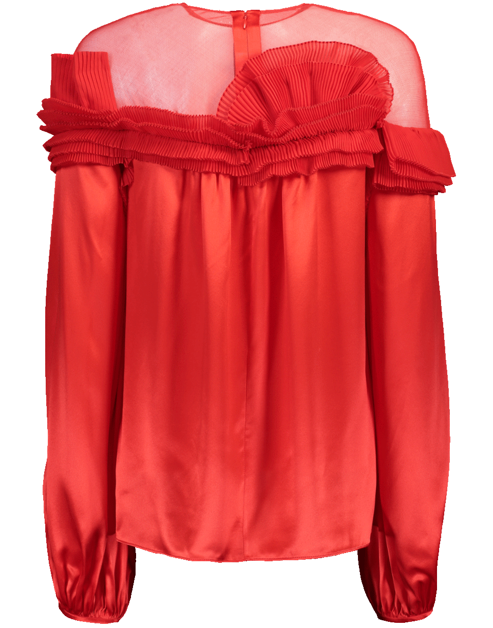 GIVENCHY-Tulle Top-