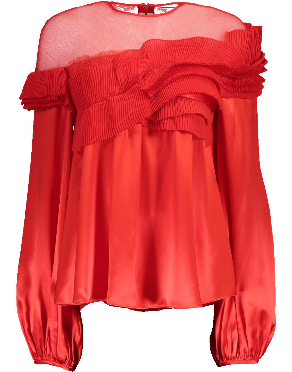 GIVENCHY-Tulle Top-