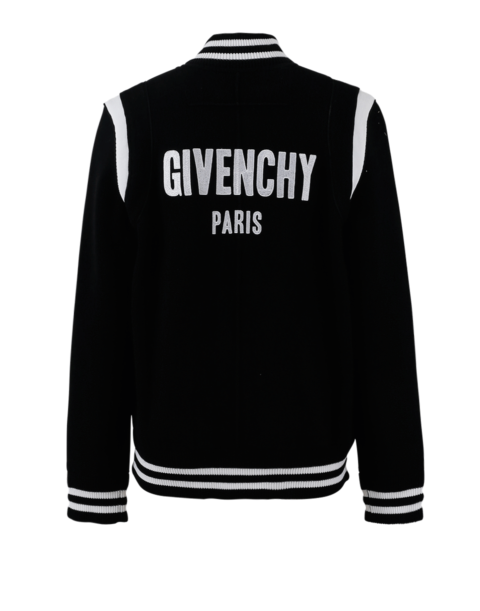 GIVENCHY-Star Knit Bomber-BLACK