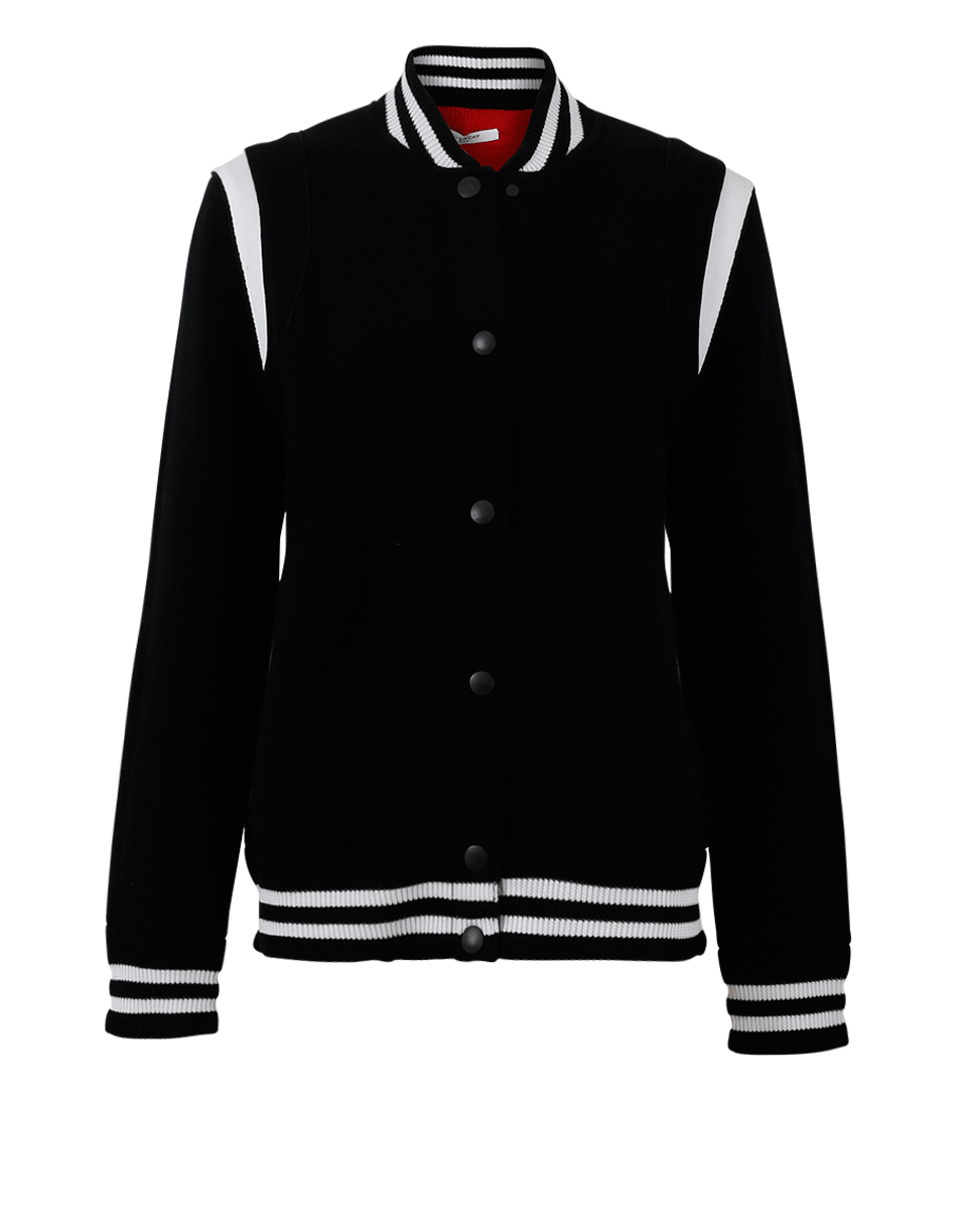 GIVENCHY-Star Knit Bomber-BLACK