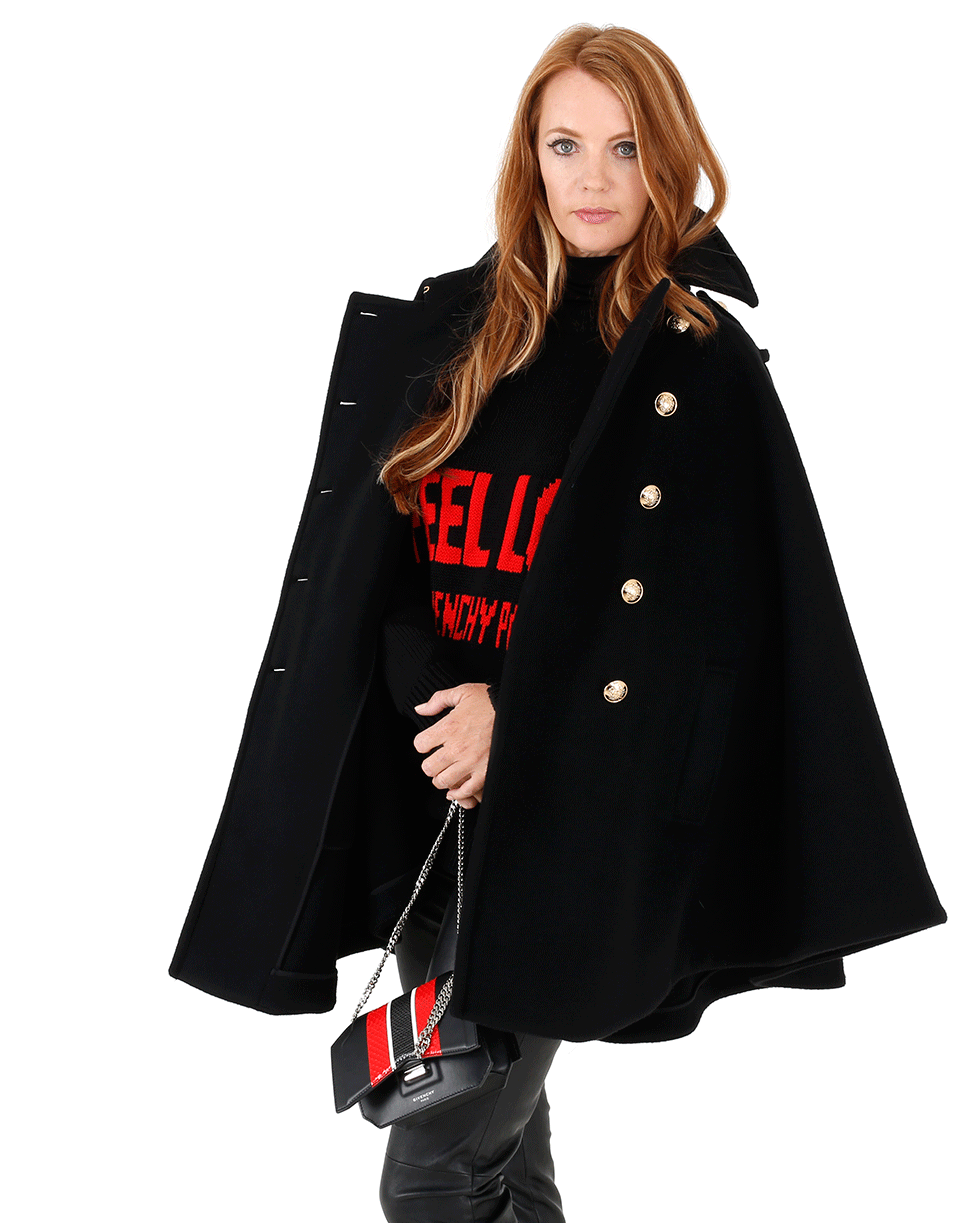 GIVENCHY-I Feel Love Pullover-BLK/RED