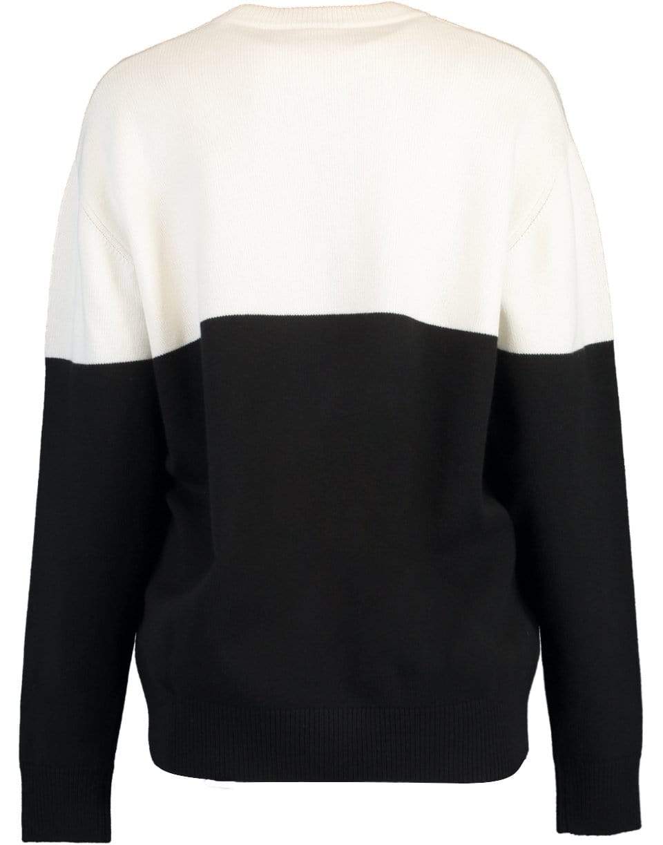 GIVENCHY-Bicolor Cashmere Sweater-