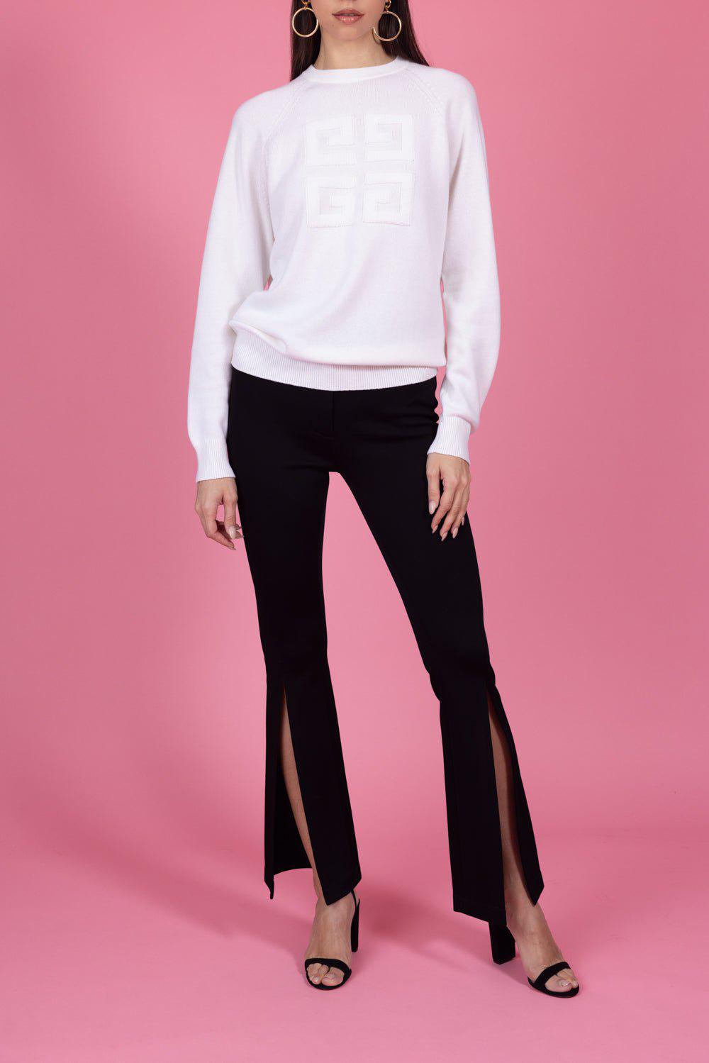 GIVENCHY-4G Sweater - Ivory-