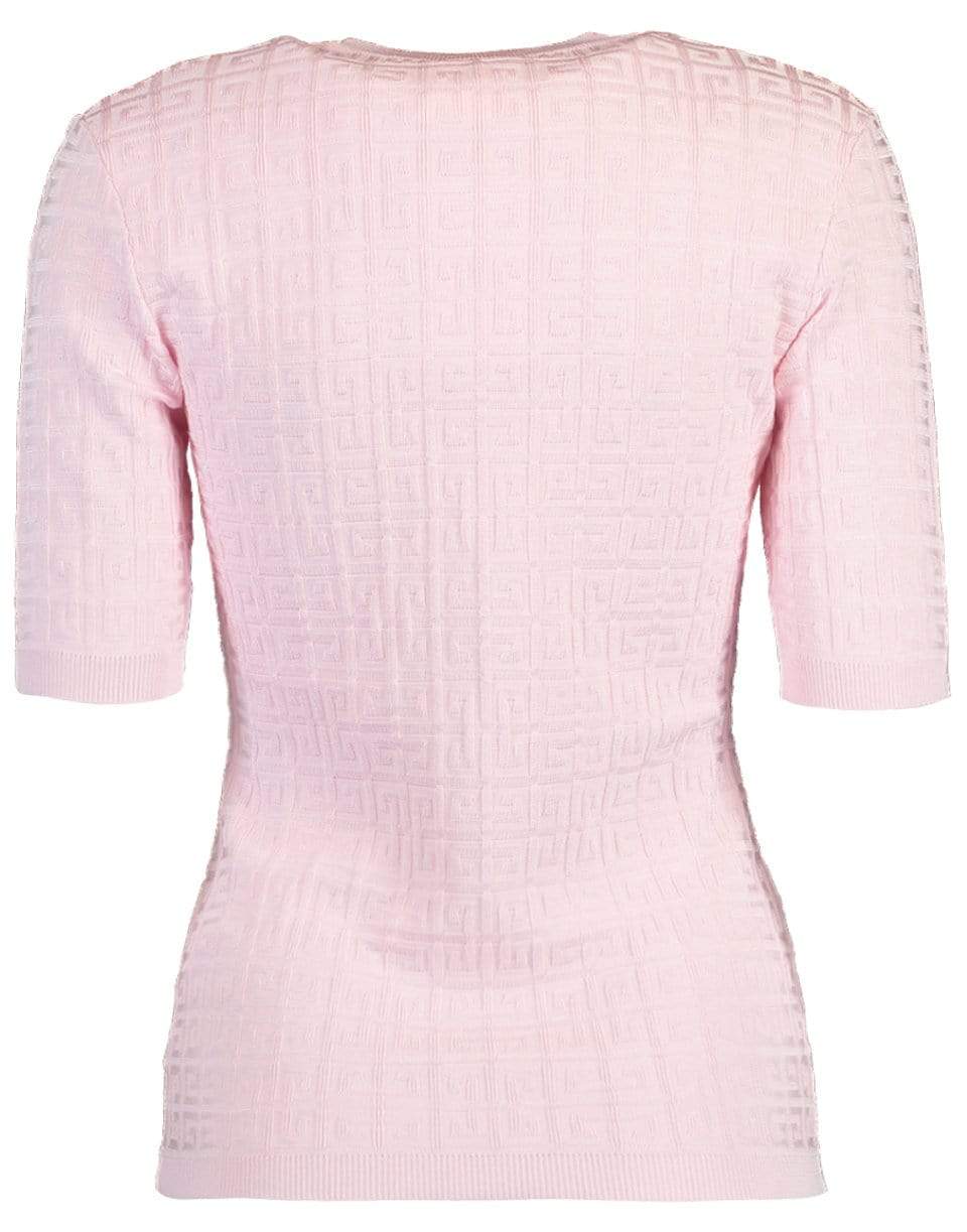 GIVENCHY-4G Light Pink Monogram Allover Sweater-