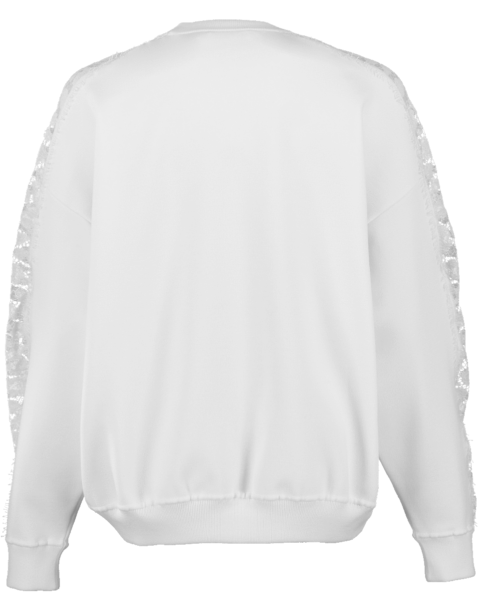 GIVENCHY-Lace Insert Sweater-
