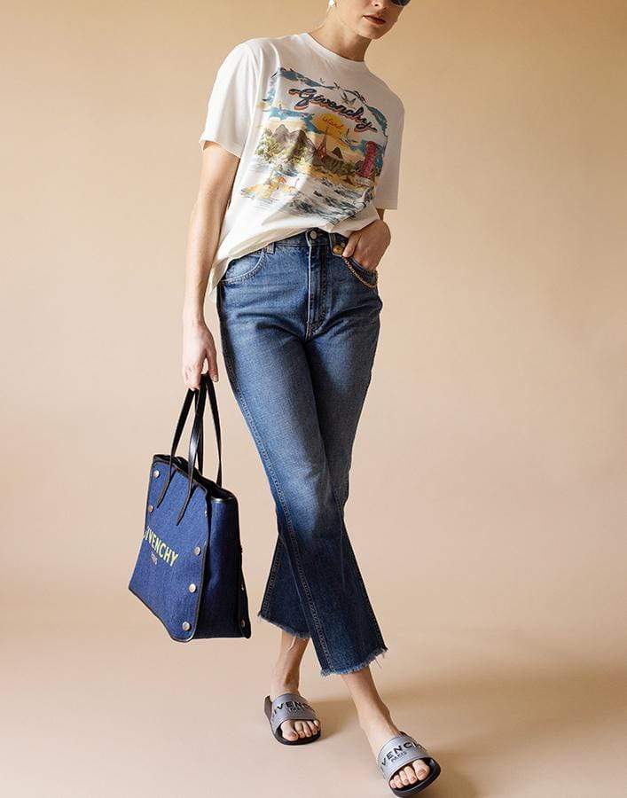 GIVENCHY-Givenchy Island Print T-Shirt-