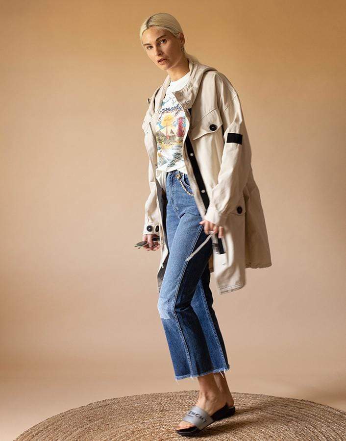 GIVENCHY-Givenchy Island Print T-Shirt-