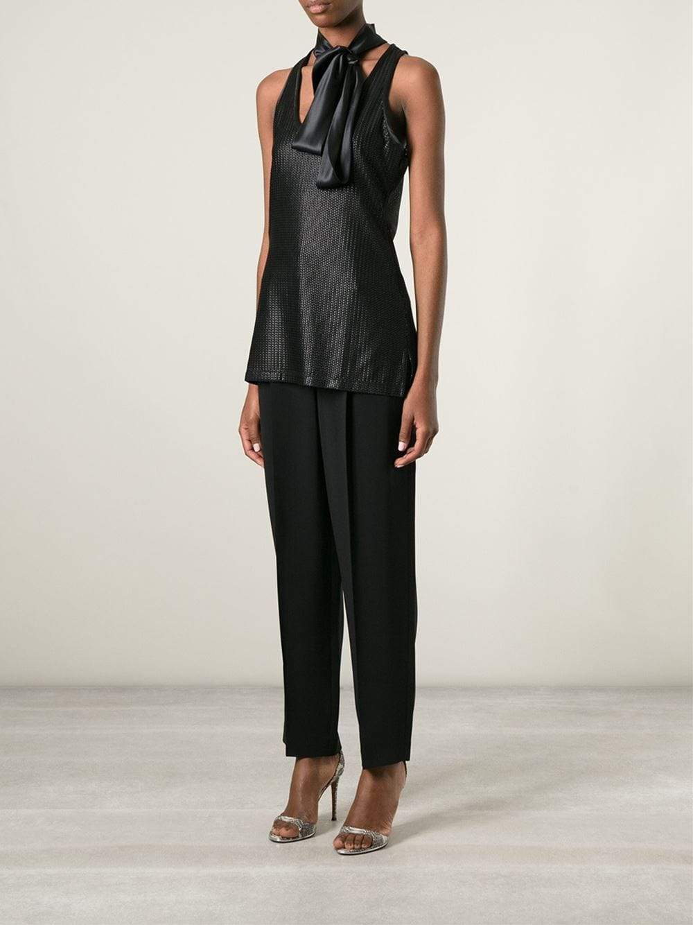 GIVENCHY-Mesh Racer Back Tank-