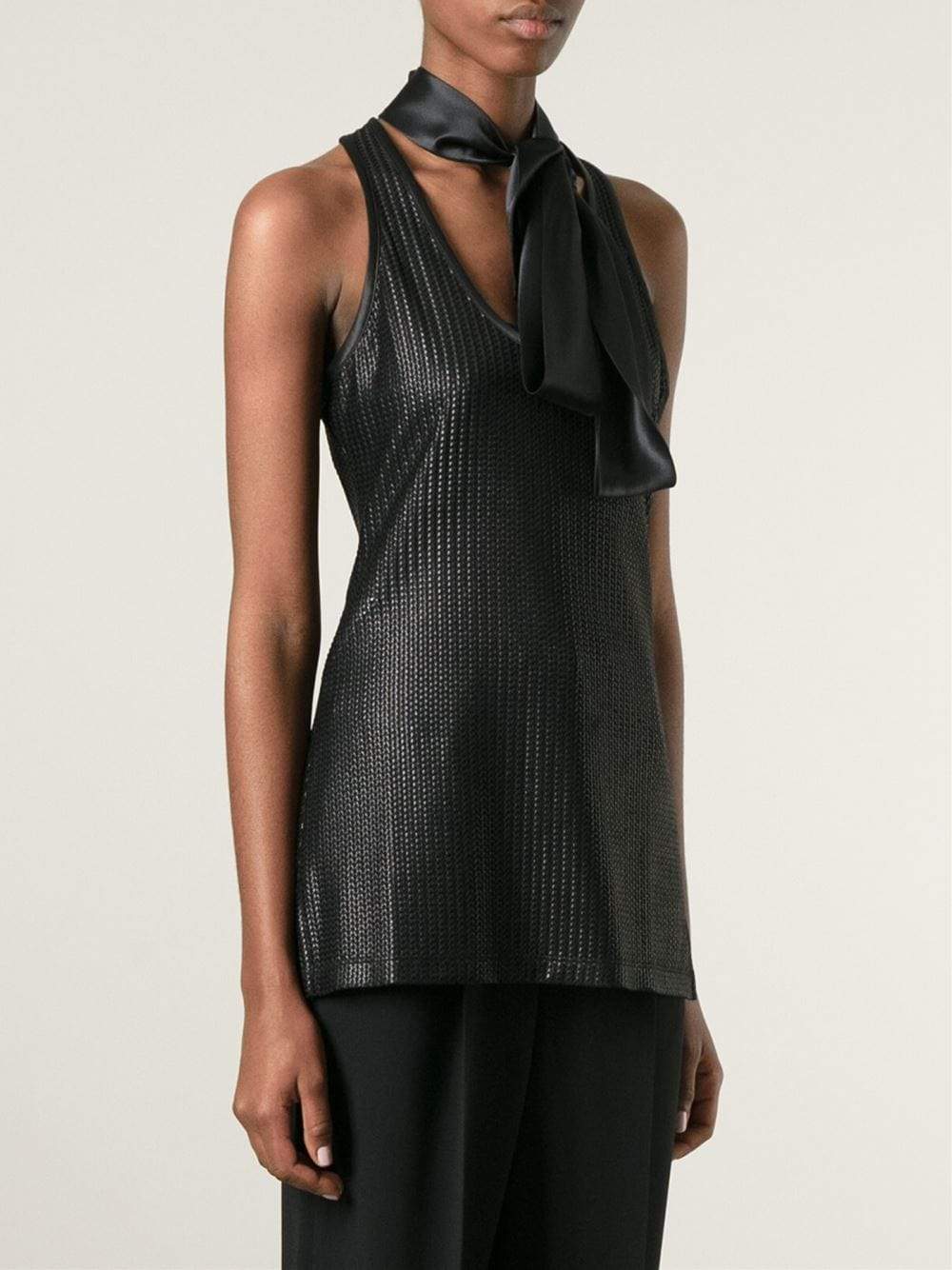 GIVENCHY-Mesh Racer Back Tank-